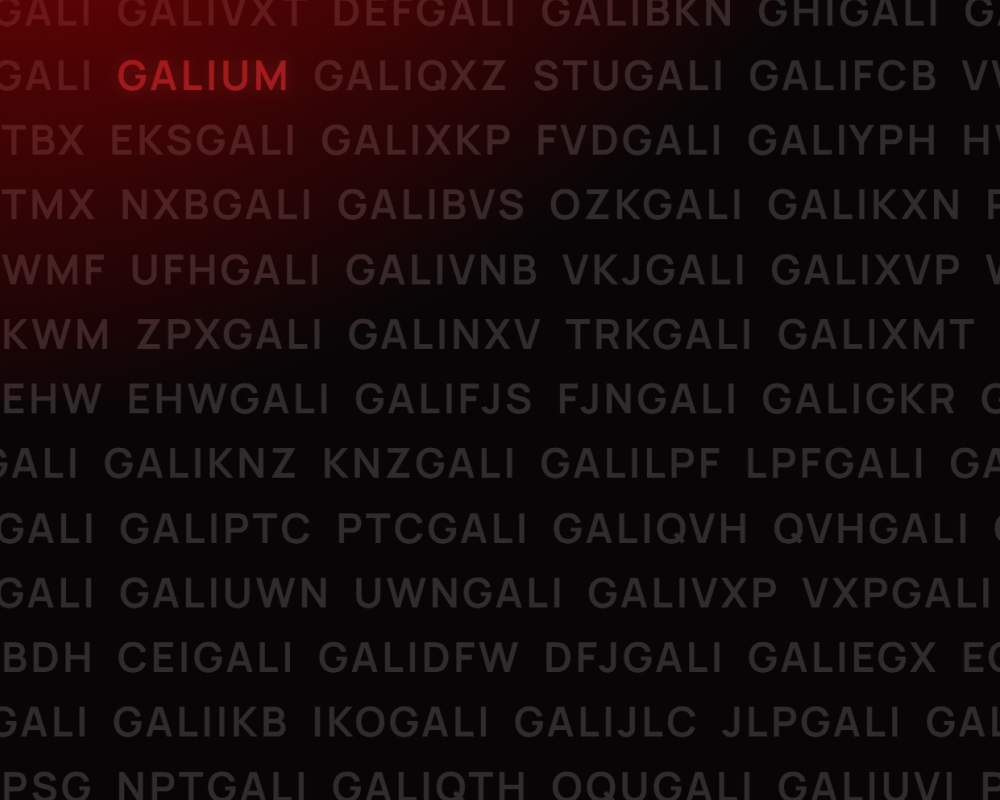 Galium — нейминг