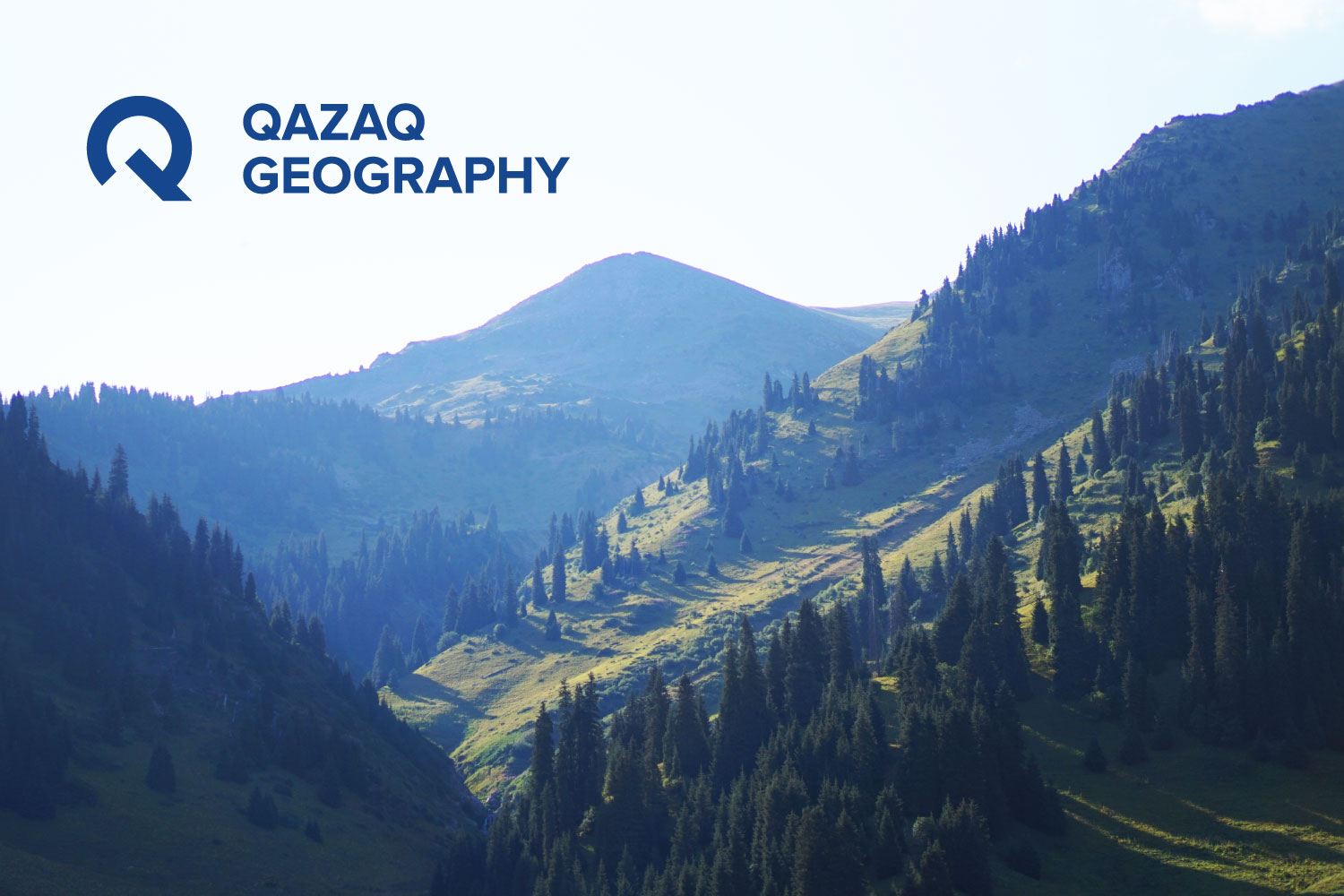 концепт нового логотипа qazaq geography на фото