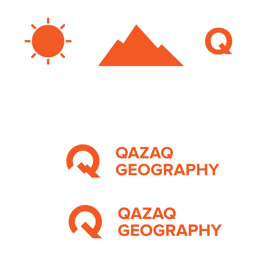 концепт нового логотипа qazaq geography